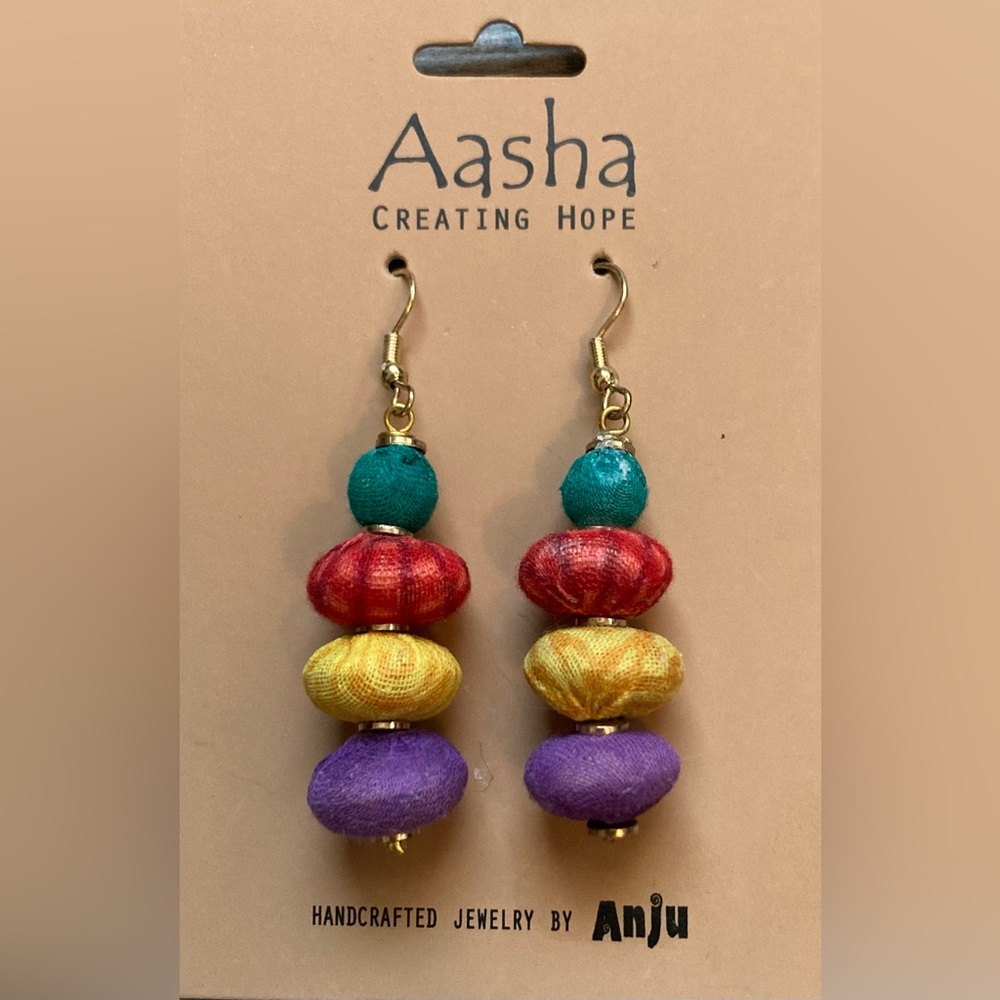 Multicolor Beaded Earrings